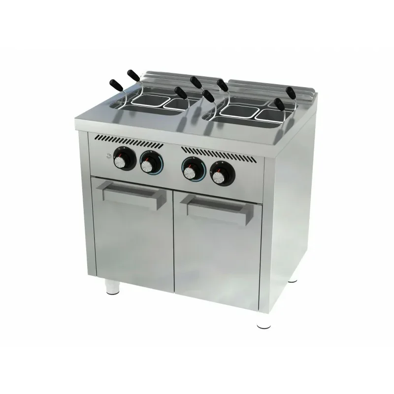 Cuiseur à pâtes à gaz 25l + 25l serie 600 sur placard - HR FAINCA- 880X680X1100mm Marque