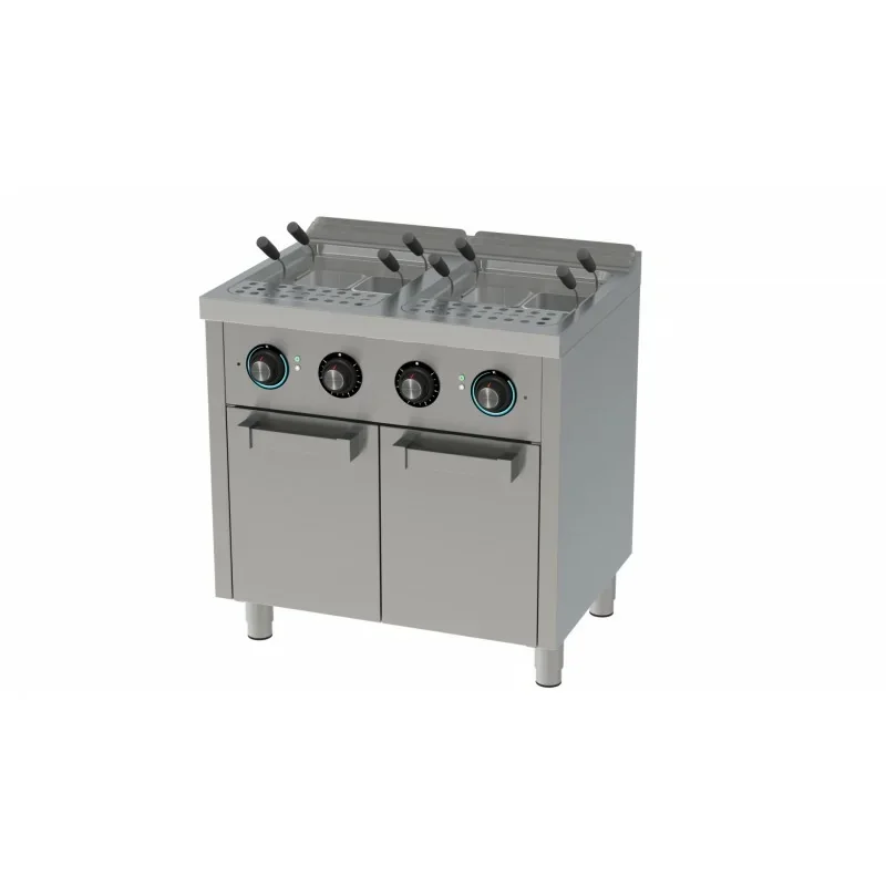 Cuiseur à pâtes électrique 25l+25l serie 600 sur placard - HR FAINCA- 880X680X1000mm Jusqu’à Épuisement Des Stocks