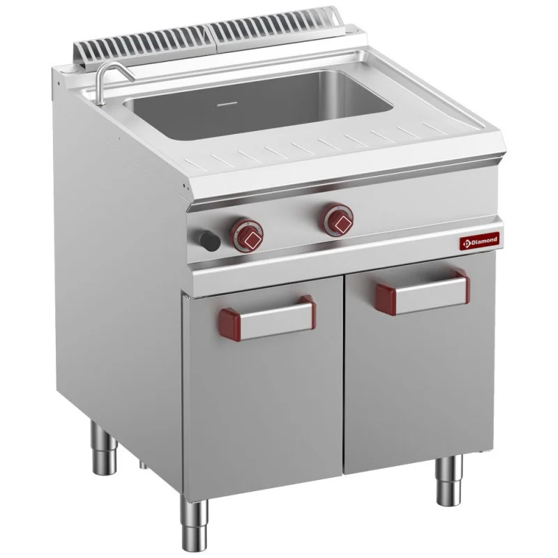 Cuiseur a pates gaz 1 cuve 40 litres sur armoire Prix Cassé