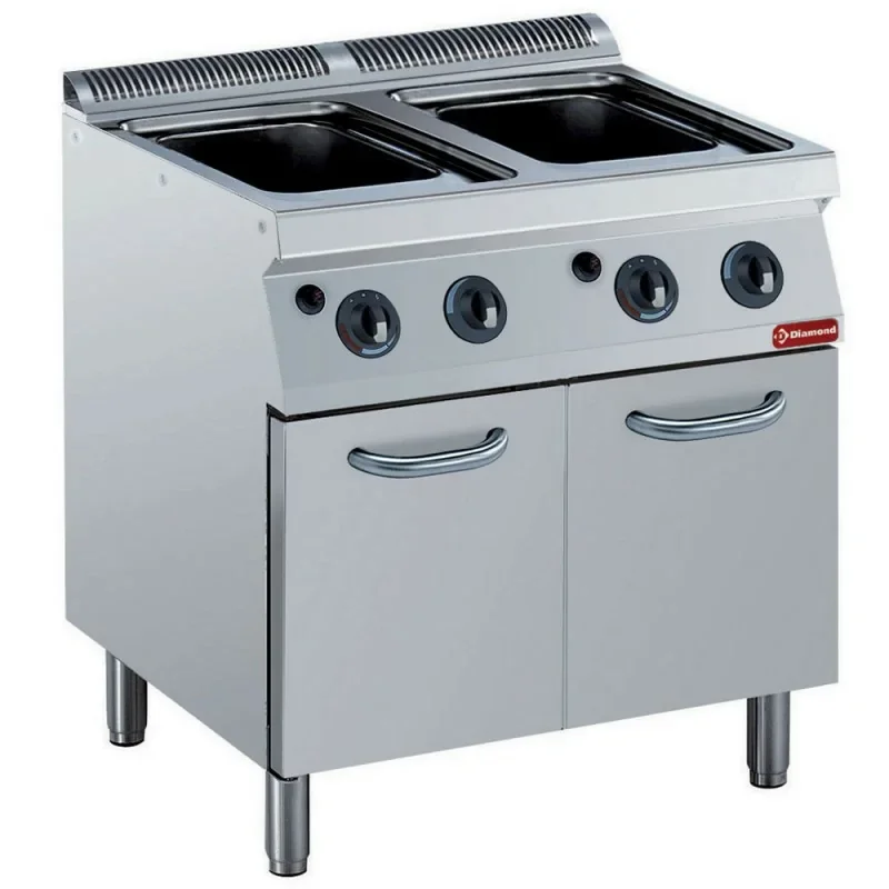 Livraison Express Cuiseur a pates gaz 2 x 24,5 litres sans armoire sans panier