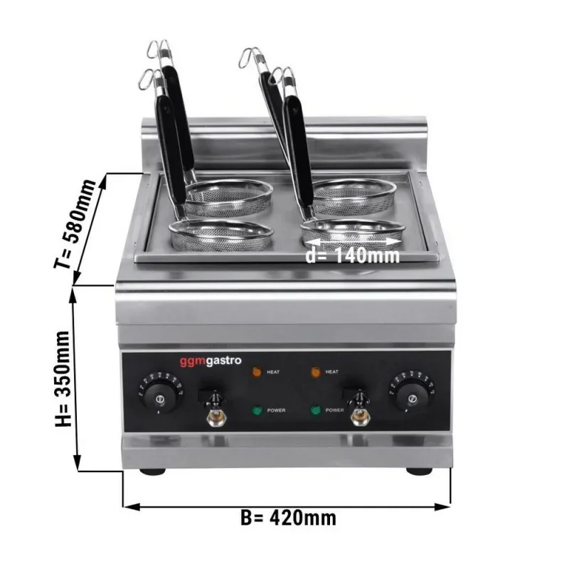 Nouvel Arrivage Cuiseur à pâtes professionnelavec 4 paniers