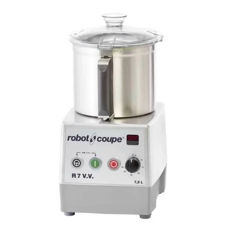 Cutter de table R7 V.V - Vitesse variable - cuve 7.5 litres - ROBOT COUPE Petit Prix