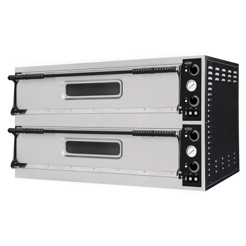 FOUR À PIZZA DOUBLE 2 x 3 - 1305x600x745 mm Prix Bas