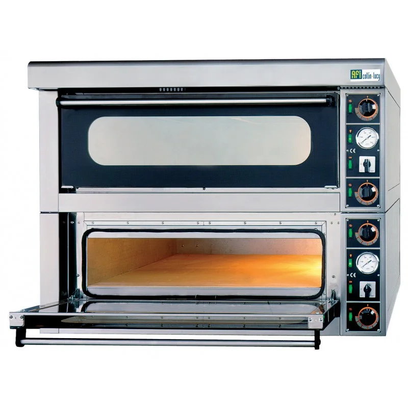 Meilleure Vente Four à pizza électrique - 2 chambres - 2 x 6 pizzas