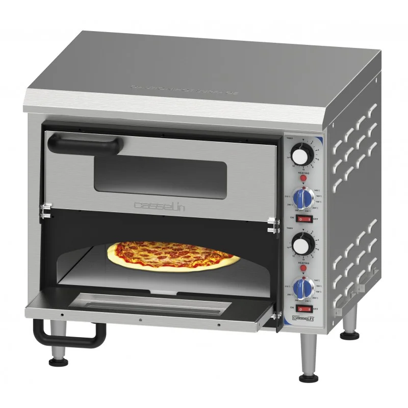 Paiement Sécurisé Four à pizza électrique 2 chambres 35 cm