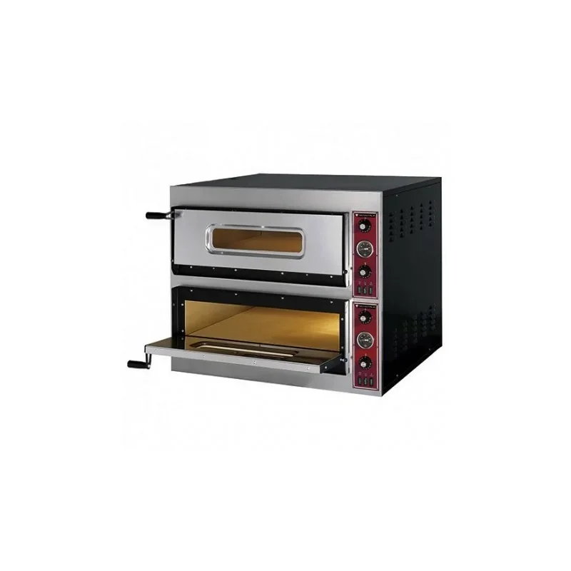 Four à pizza électrique 2 niveaux - 2 x 4 pizzas - Technitalia Retour Gratuit