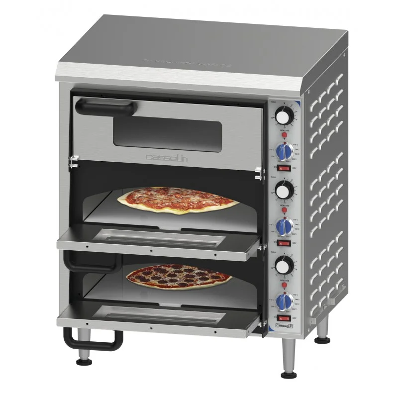 Four à pizza électrique 3 chambres 35 cm Commande En Gros