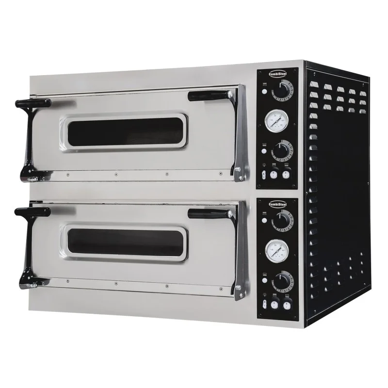 FOUR À PIZZA PLAQUES DOUBLE 2 x 4 - 1100x1074x745 mm Livraison Express