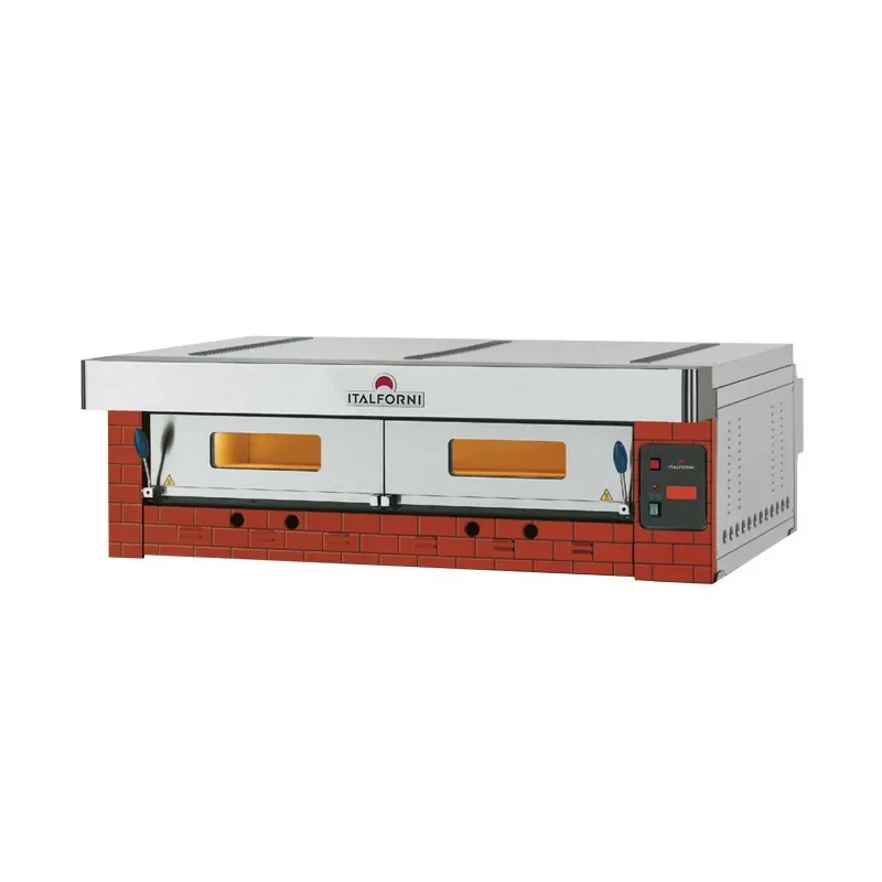 Four à pizza rustique - Gamme ECO GAZ - 1 chambre - 12 pizzas - Commandes digitales - Italforni Prix Bas