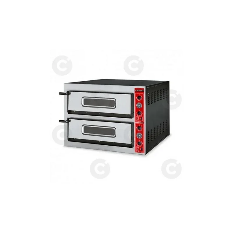 Produit De Marque Four à pizza XL 2 niveaux 2 x 4 pizzas