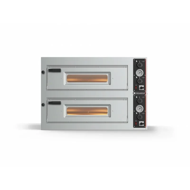 Acheter En Ligne Four à pizzas électrique chambre double 9 x ø 30/34 cm - modèle Entry Max M18 - Pizza Group