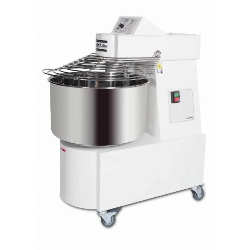 Acheter Direct Pétrin à spirale 48 litres - Monophasé - 2 vitesses - Minuteur - Gamme SKV LINE -Restoitalia