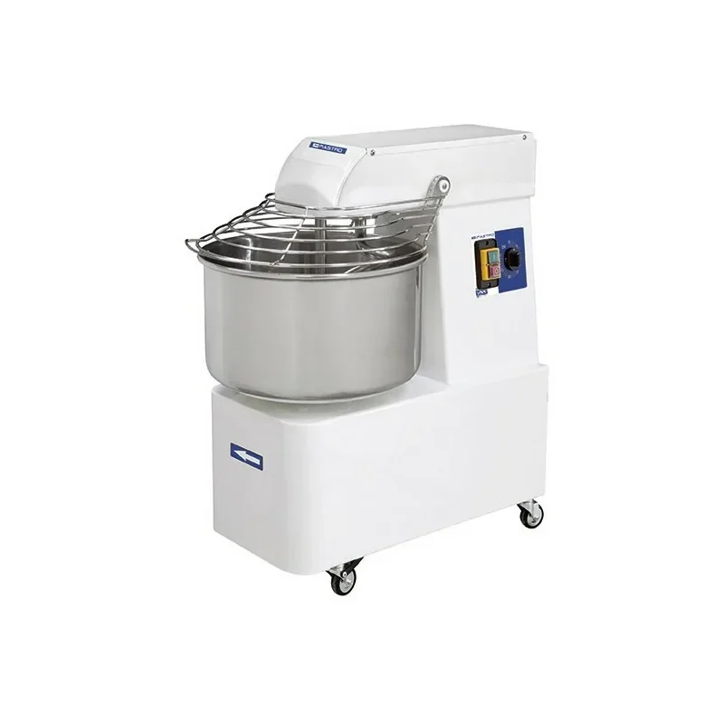 Top Vente pétrin à spirale sur roues, 25 kg/32 litres, 2 vitesses, avec minuteur
