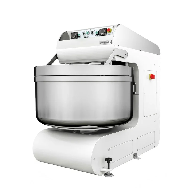 Pétrin spirale de boulangerie - 205 litres / 130 kg - 2 vitesses - avec cuve fixe - 2 moteurs Top Vente