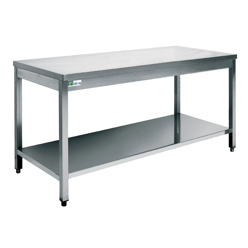 Vente Flash Table inox avec tablette inférieure - série 600 - long. 1200 mm