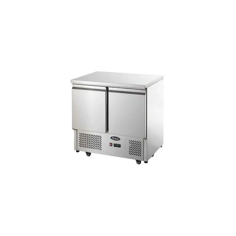 Livraison Gratuite Meuble de préparation 2 portes sur roulettes - version snacking green GN 1/1 Compact