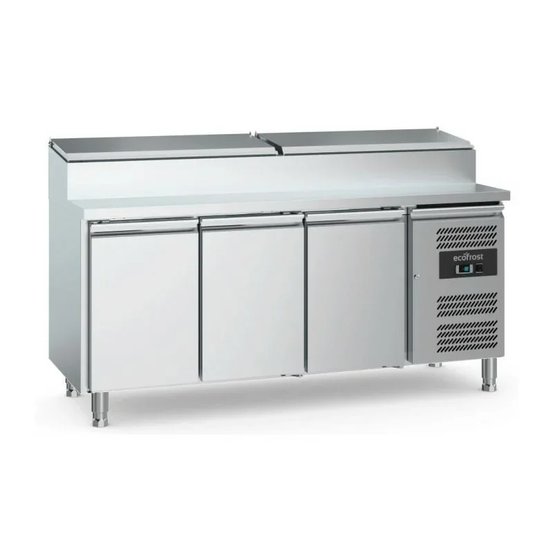 Saladette réfrigérée 3 Portes - Capacité 8 x GN 1/3 Expédié Aujourd’hui