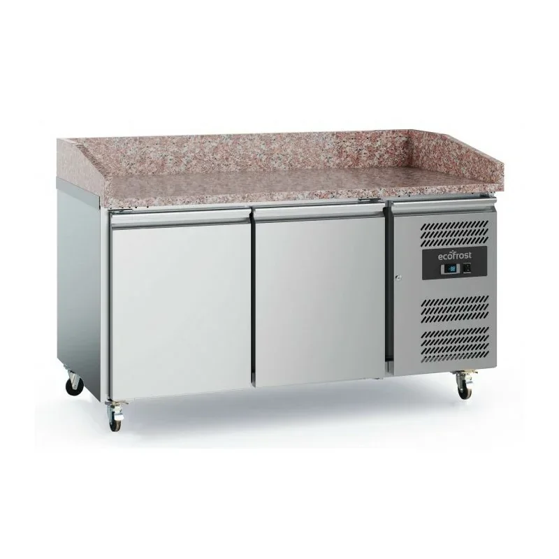 Table à pizza 2 portes avec dessus granit - 390 L - Profondeur 800 mm - Combisteel Achat Immédiat