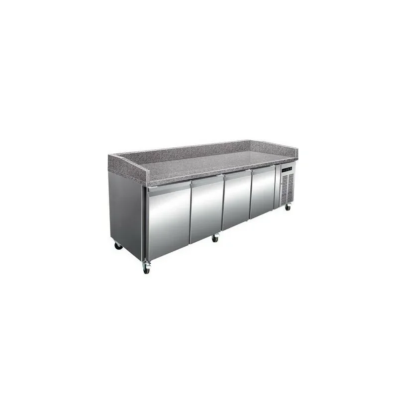 Acheter En Ligne Table à pizza 4 portes- 813 L - 2505 x 800 x 1000 mm - CARAT