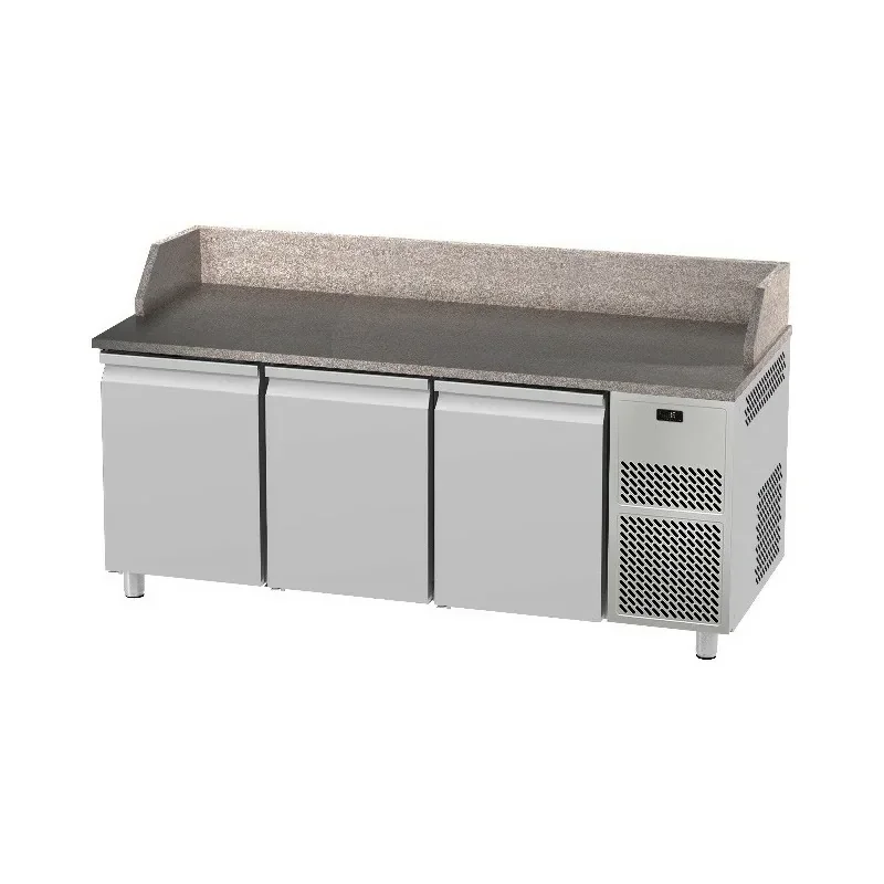 Vente Directe Table à Pizzas 3 portes sur pieds - Gamme 700 - GN 1/1