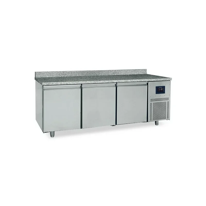 Prix Cassé Tour pâtissier adossé négatif avec dessus granit - 3 portes - T°-10/-22°C - 600 x 400 - Wifi