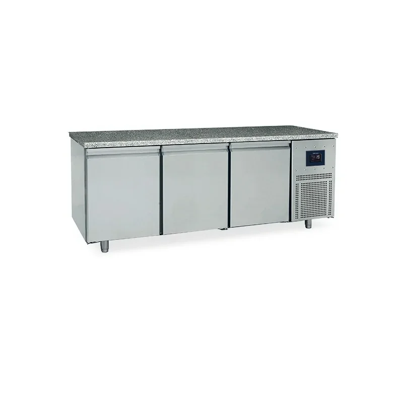 Tour pâtissier avec dessus granit - 3 portes - T°-10/-22°C - 600 x 400 Réduction