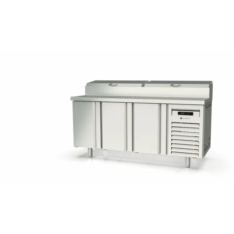Soldes Meuble de préparation 700 positif - 3 portes- 450 L - CORECO- 1840X720X1110mm