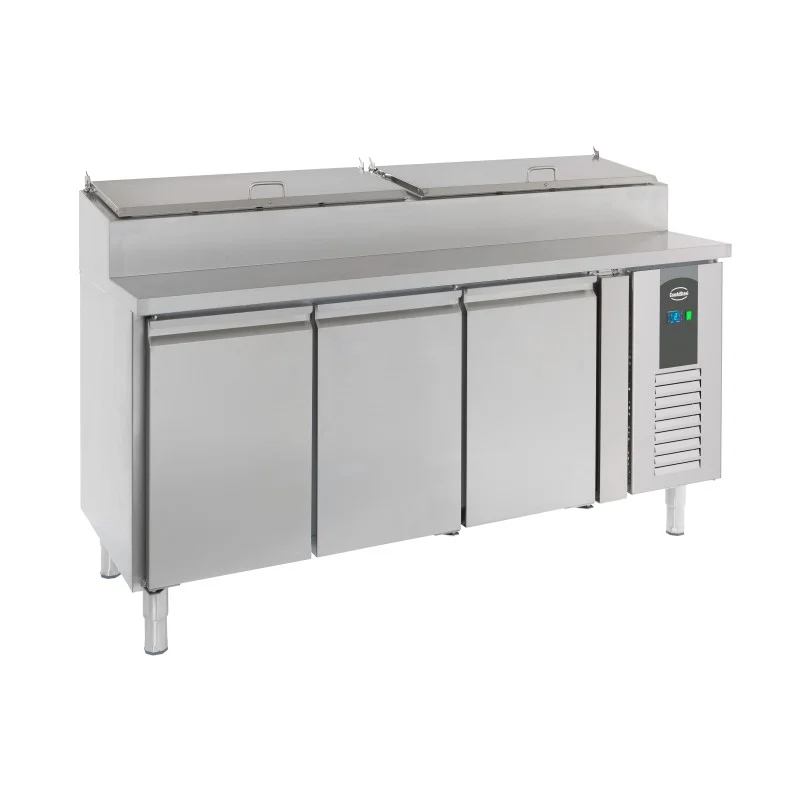 SALADETTE 3 PORTES 8x1/3GN RÉCIPIENT - 1795x700x1085 mm Vente Directe