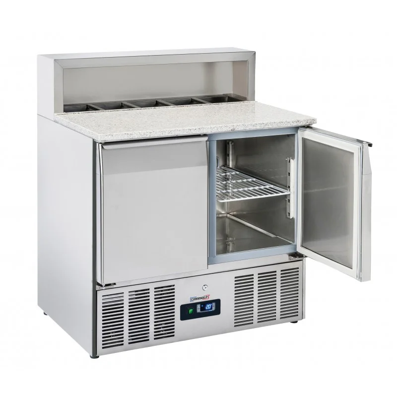 Saladette de préparation 2 portes GN 1/1 Granit Offre Exclusive