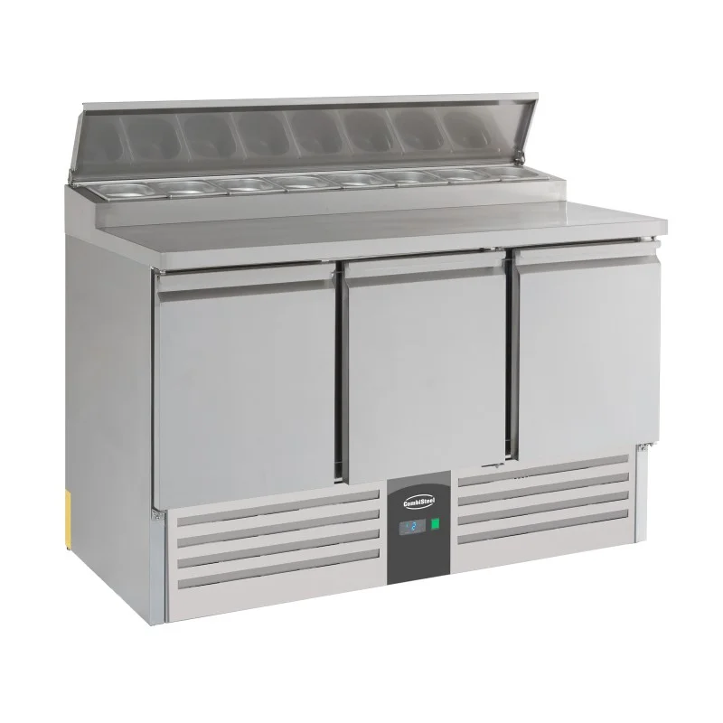 SALADETTE RÉFRIGÉRÉE 3 PORTES - 1365x700x970 mm Bon Marché