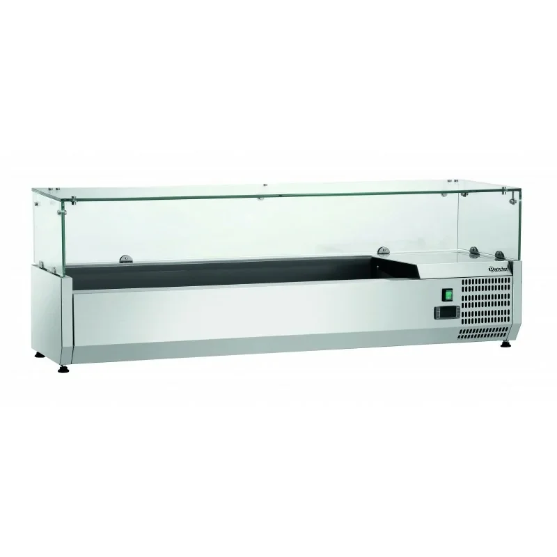 Présentoir réfrigéré GL4-1401 - 1400 x 335 x 459 mm Meilleur Prix