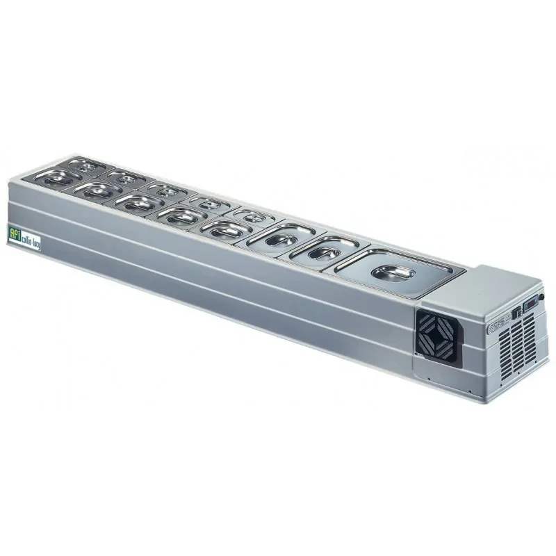 Présentoir réfrigéré MIXTO pour bacs GN 1/4 de 150 mm - Série Eco - PR9/4 Vente Directe