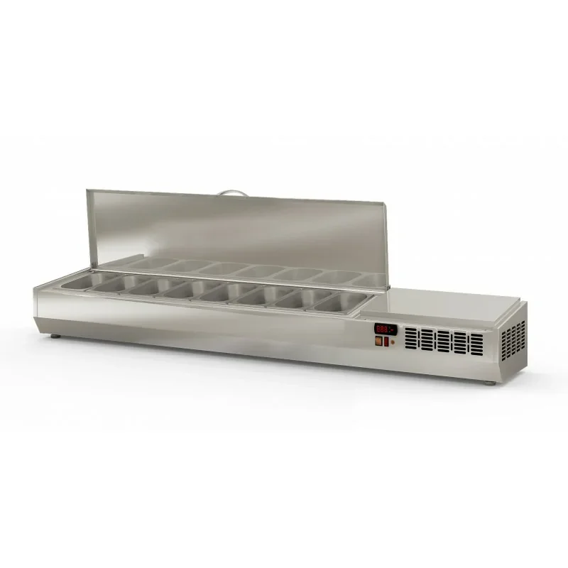 Présentoirs à ingrédients- 81/4 L - CORECO- 1850X410X630mm Pas Cher