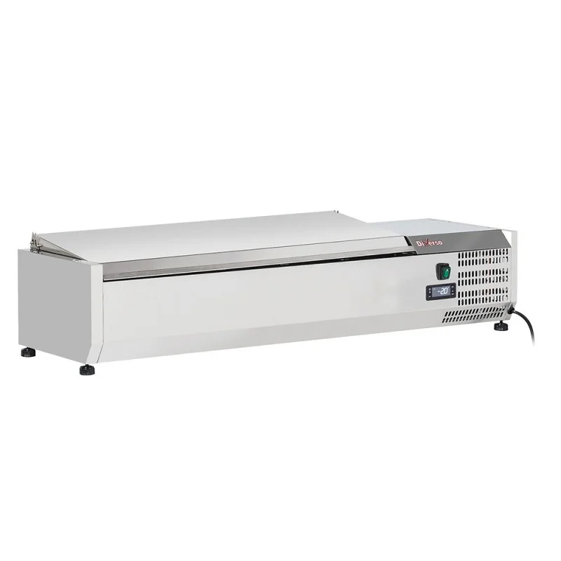 Promotion Réfrigérateur Éco-Responsable 5x GN 1/4 avec Couvercle Inox