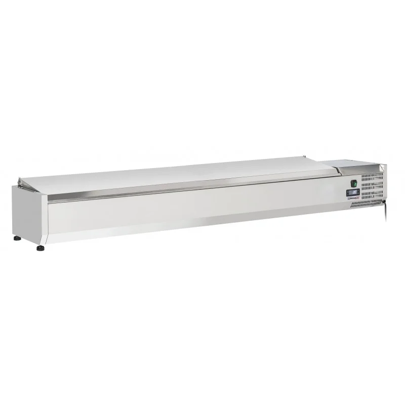 Authentique Saladette à poser 10 x GN 1/4 avec couvercle