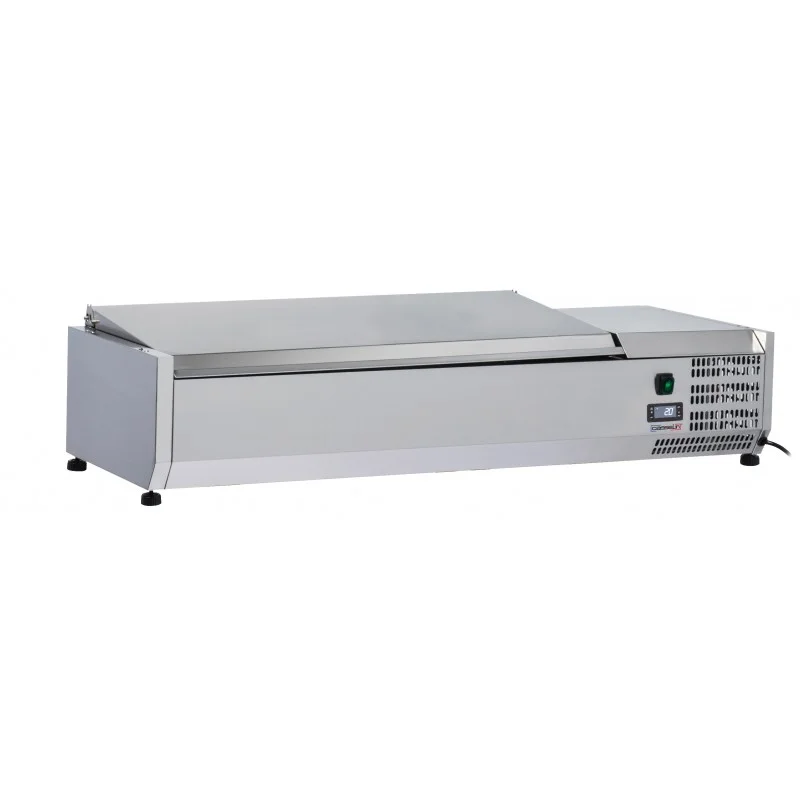 Saladette à poser 3 x GN 1/3 + 1 GN 1/2 avec couvercle Acheter Direct
