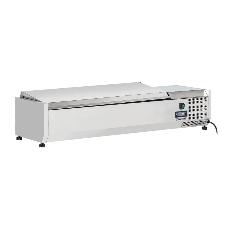 Commander Vite Saladette à poser 5 x GN 1/4 avec couvercle