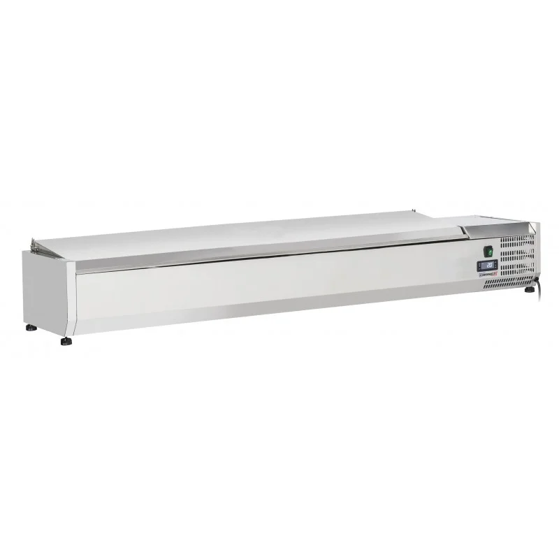 Saladette à poser 8 x GN 1/4 avec couvercle Prix Choc