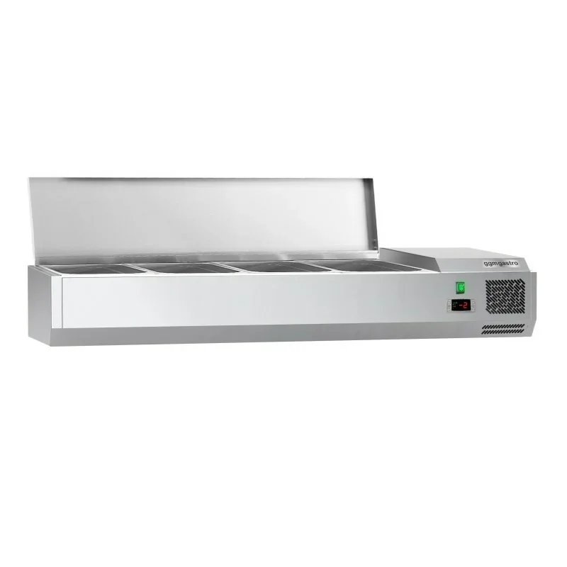 Nouvel Arrivage Saladette à poser avec couvercle 4 x GN 1/3