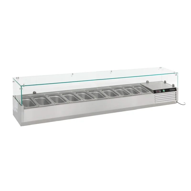 Affaire À Saisir Saladette réfrigérée à poser 1/4 GN x 10 - 2000 x 335 x 435 mm