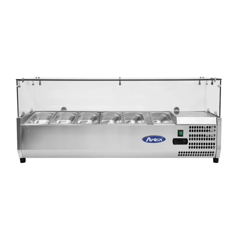 Vitrine à ingrédients réfrigérée à poser - VRX1500/380 - 6 x GN 1/3 Acheter Direct
