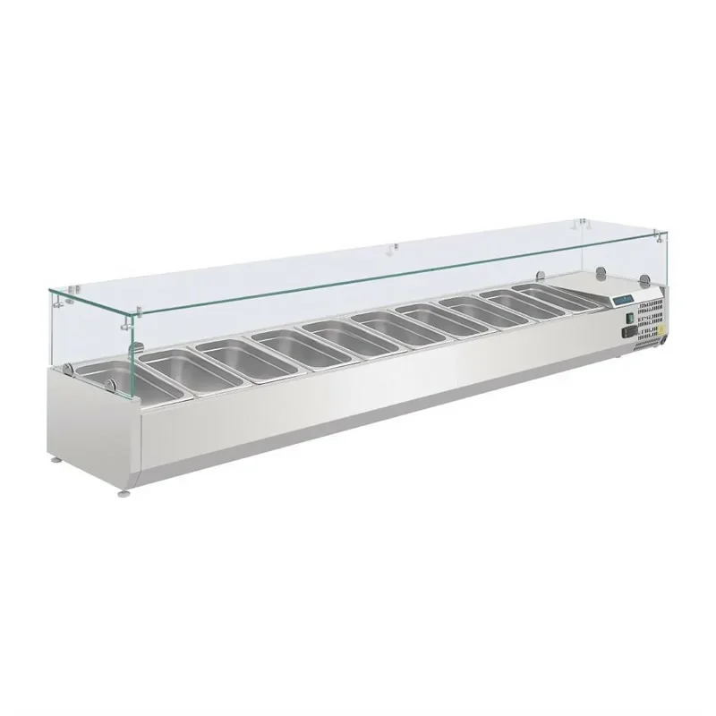 Vitrine à ingrédients réfrigérée Polar Série G 10x GN1/4 Achetez Aujourd’hui
