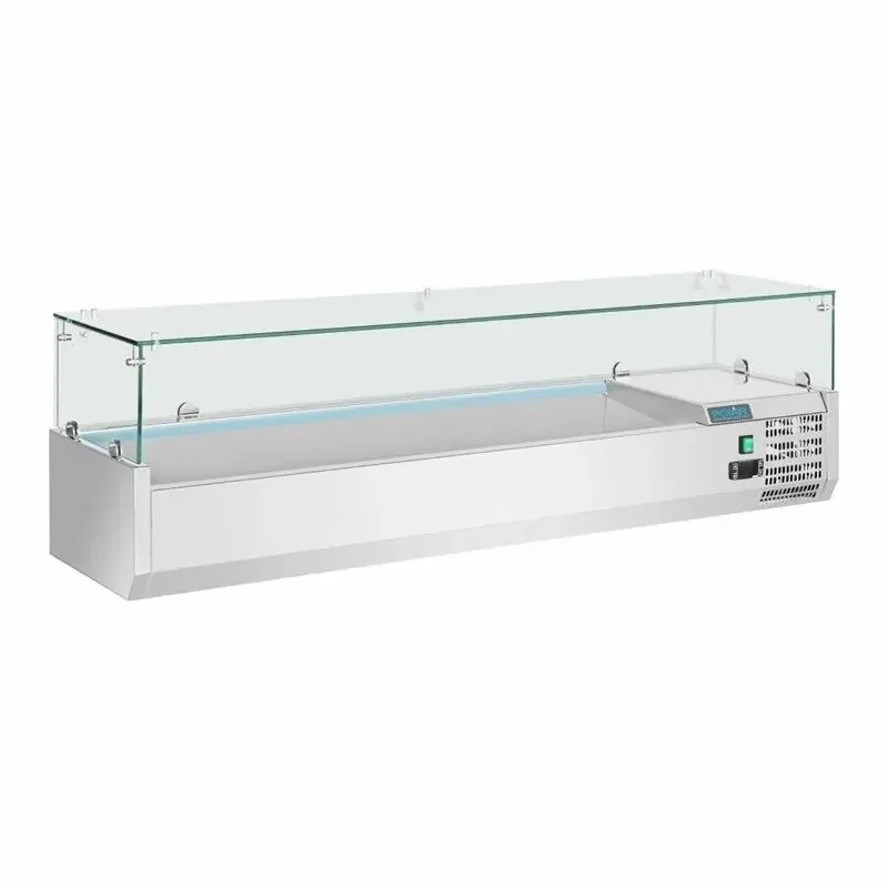 Vitrine réfrigérée à ingrédients 5x GN 1/3 et 1x GN 1/2 Polar Série G Livraison Express