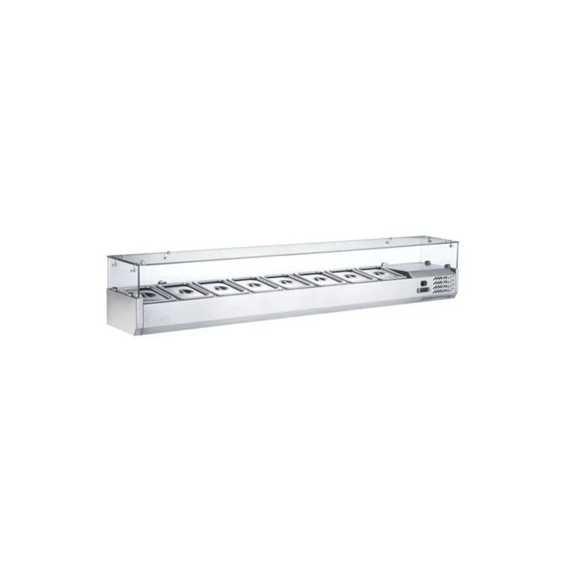 Achetez Aujourd’hui Vitrine réfrigérée à poser - 8 bacs gn 1/3 - prof 395 mm