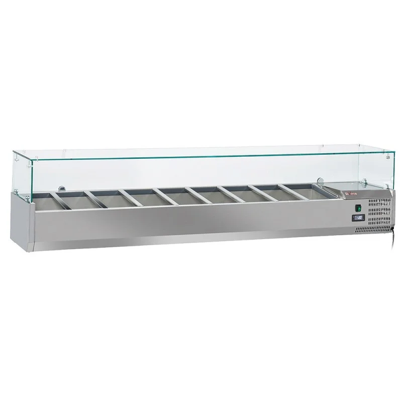 Authentique Vitrine Réfrigérée Éco-Responsable 9x GN1/3