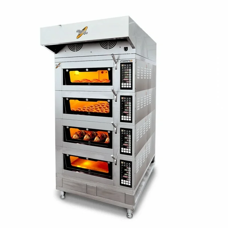 4 Fours sur socles - 300°c - 650x800x210 mm - SINMAG Commander Vite