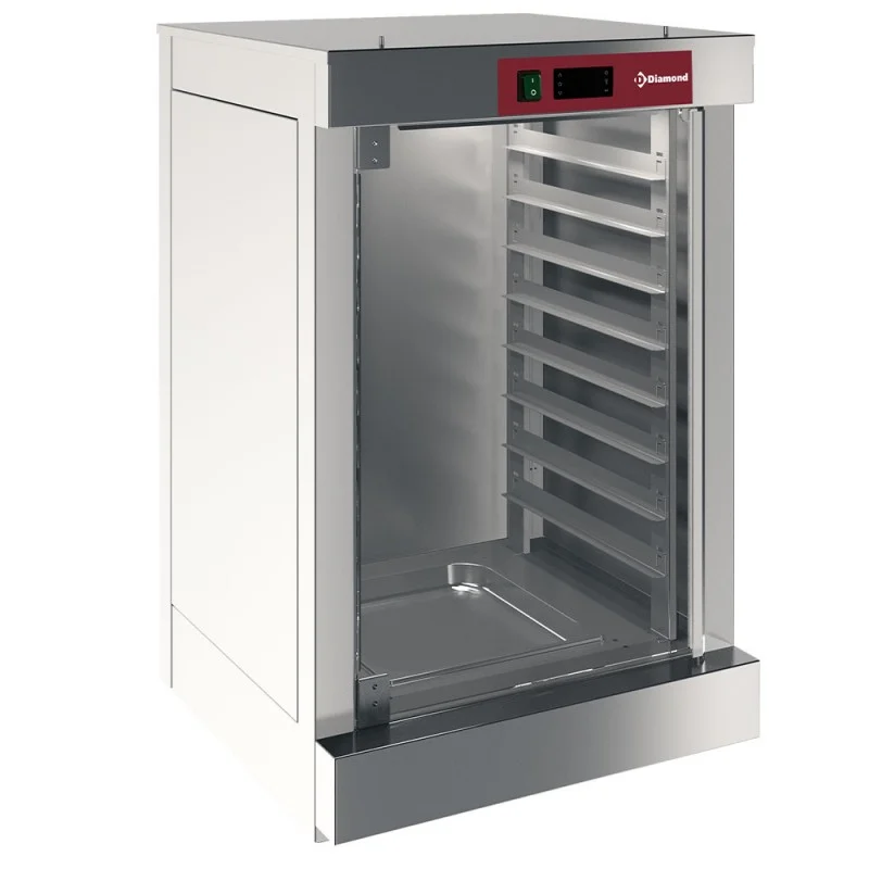 Livraison Gratuite Armoire de pousse pour four, 1 porte, 8 niveaux - 585x585xh934 mm