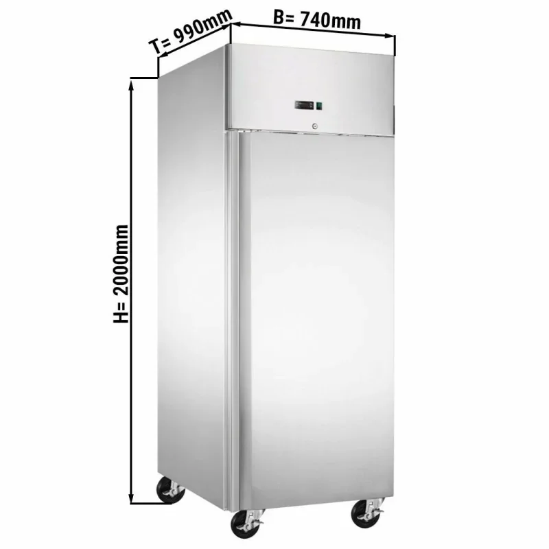 Armoire pâtissière réfrigérée négative 1 porte sur roulettes - 600 x 800 - 600 litres Expédition Rapide
