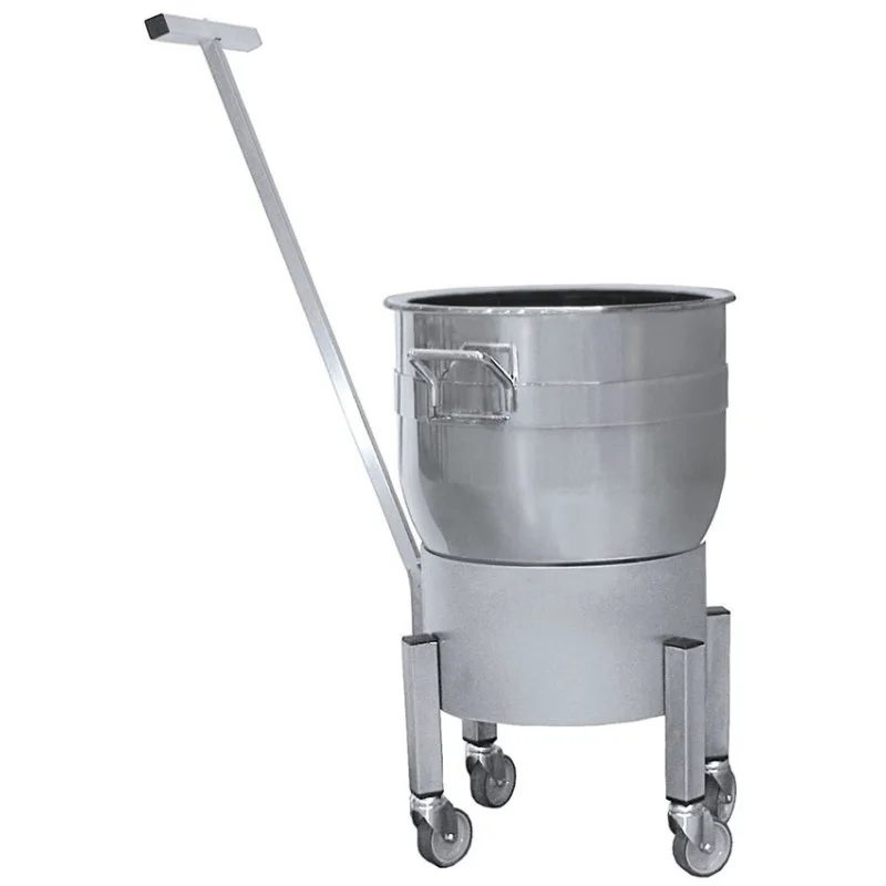 Remise Chariot inox pour cuve de batteur mélangeur B80L