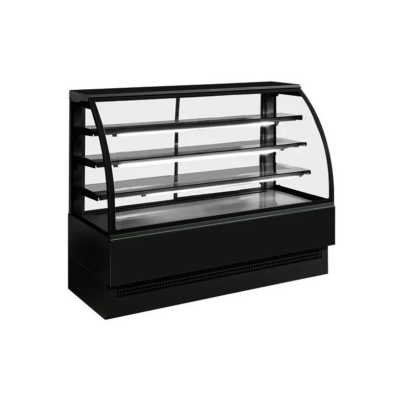 Satisfait Ou Remboursé Comptoir chaud pour pâtisserie avec 3 étagères, +65°C, l:1200 mm - RAL9005